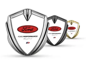 Ford Metallico Emblema Badge Durevole Tocco Premium
